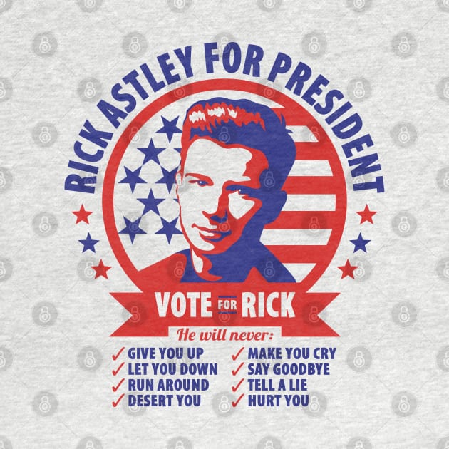 Rick Astley For President by NotoriousMedia